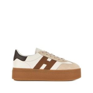 Hogan Beige Sneakers With Chunky Platform Sole - NWT